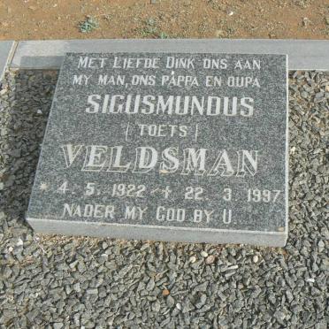 VELDSMAN Sigusmundus 1922-1997