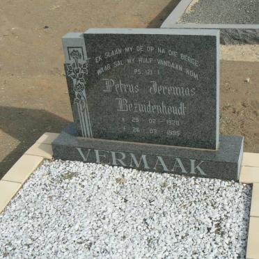 VERMAAK Petrus Jeremas Bezuidenhout 1928-1995