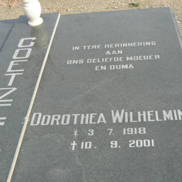 COETZEE Johannes Marthinus 1912-1995 &amp; Dorothea Wilhelmina 1918-2001 