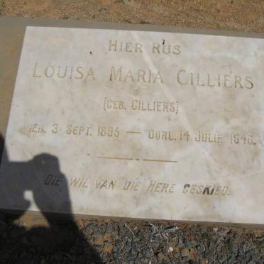 CILLIERS Louisa Maria nee CILLIERS 1895-1946