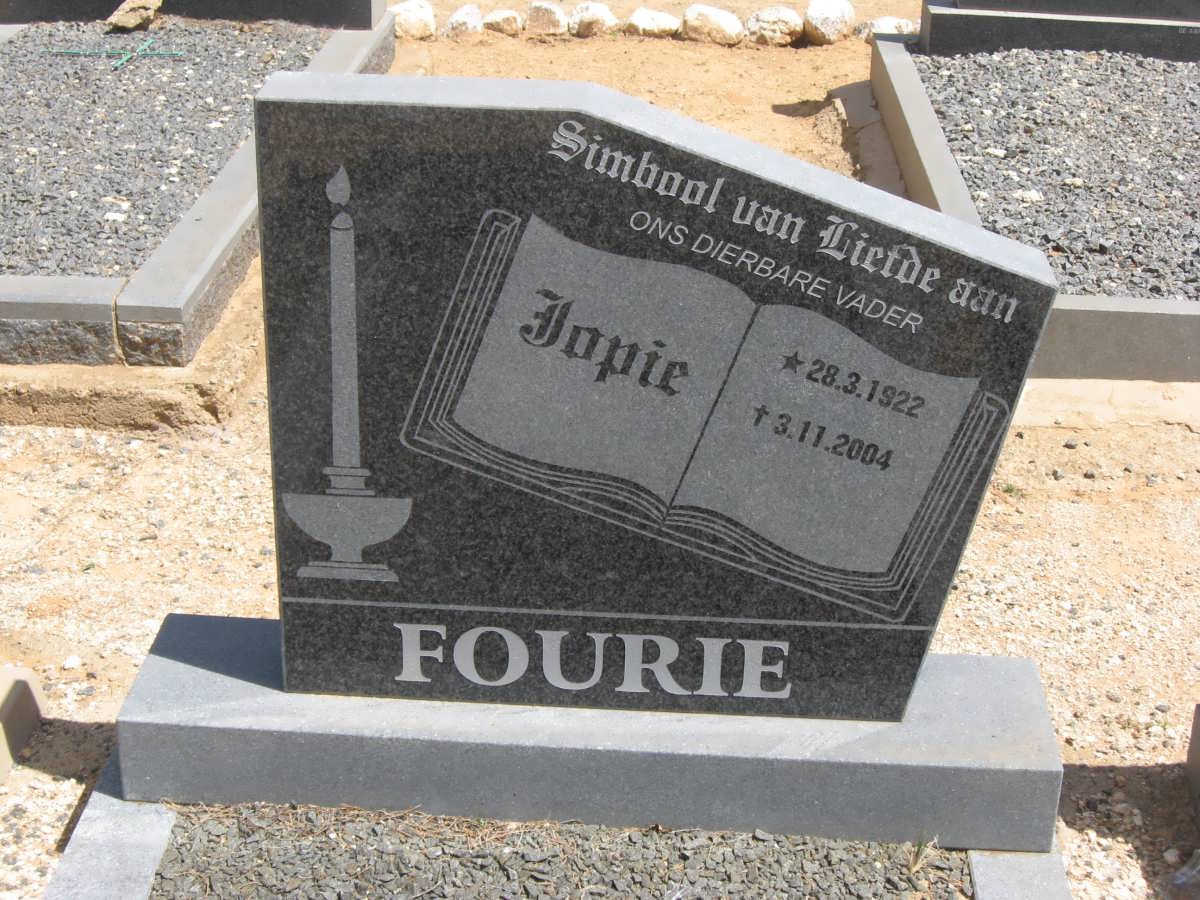 FOURIE Jopie 1922-2004