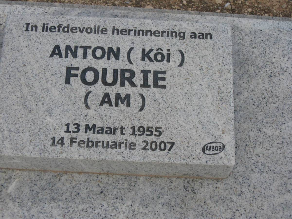 FOURIE A.M. 1955-2007