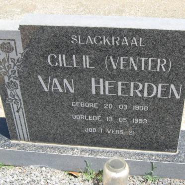 HEERDEN Cillie, van nee VENTER 1908-1993