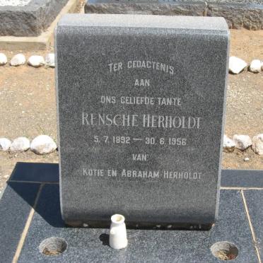 HERHOLDT Rensche 1892-1956