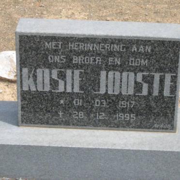 JOOSTE Kosie 1917-1995
