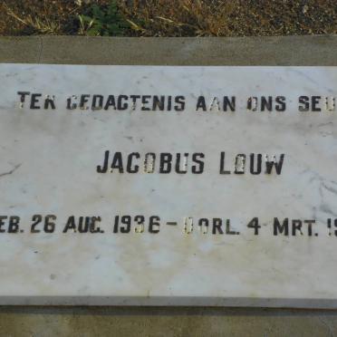 LOUW Jacobus 1936-1937