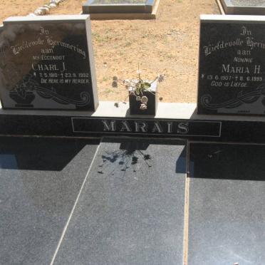 MARAIS Charl J. 1910-1992 &amp; Maria H. 1907-1999