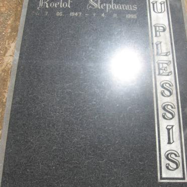 PLESSIS Roelof Stephanus, du 1947-1995