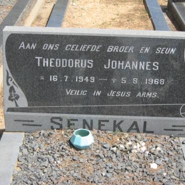 SENEKAL Theodorus Johannes 1949-1968