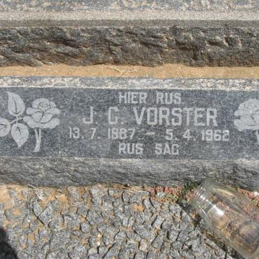 VORSTER J.C. 1887-1962