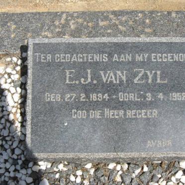 ZYL E.J., van 1894-1952