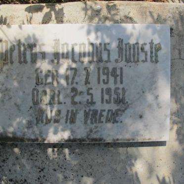 JOOSTE Petrus Jacobus 1941-1951
