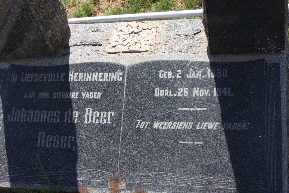 NESER Johannes de Beer 1890-1941