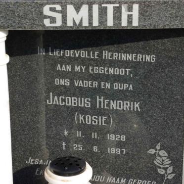 SMITH Jacobus Hendrik 1928-1997