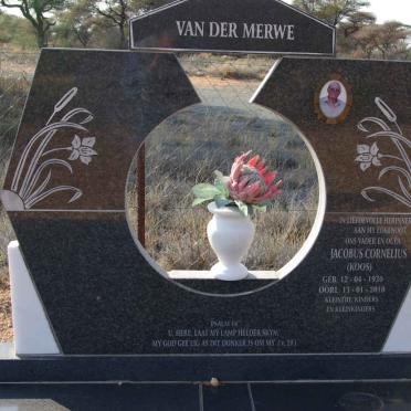 MERWE Jacobus Cornelius, van der 1930-2010 &amp; Hester Cathrina VAN HEERDEN 1931-2014