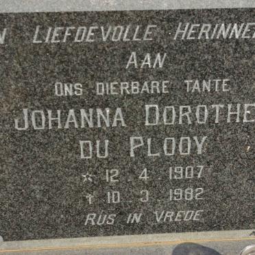 PLOOY Johanna Dorothea, du 1907-1982