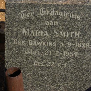 SMITH Maria nee DAWKINS 1879-1954