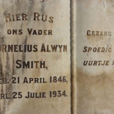 SMITH Cornelius Alwyn 1846-1934