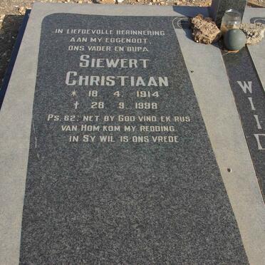 WIID Siewert Christiaan 1914-1998