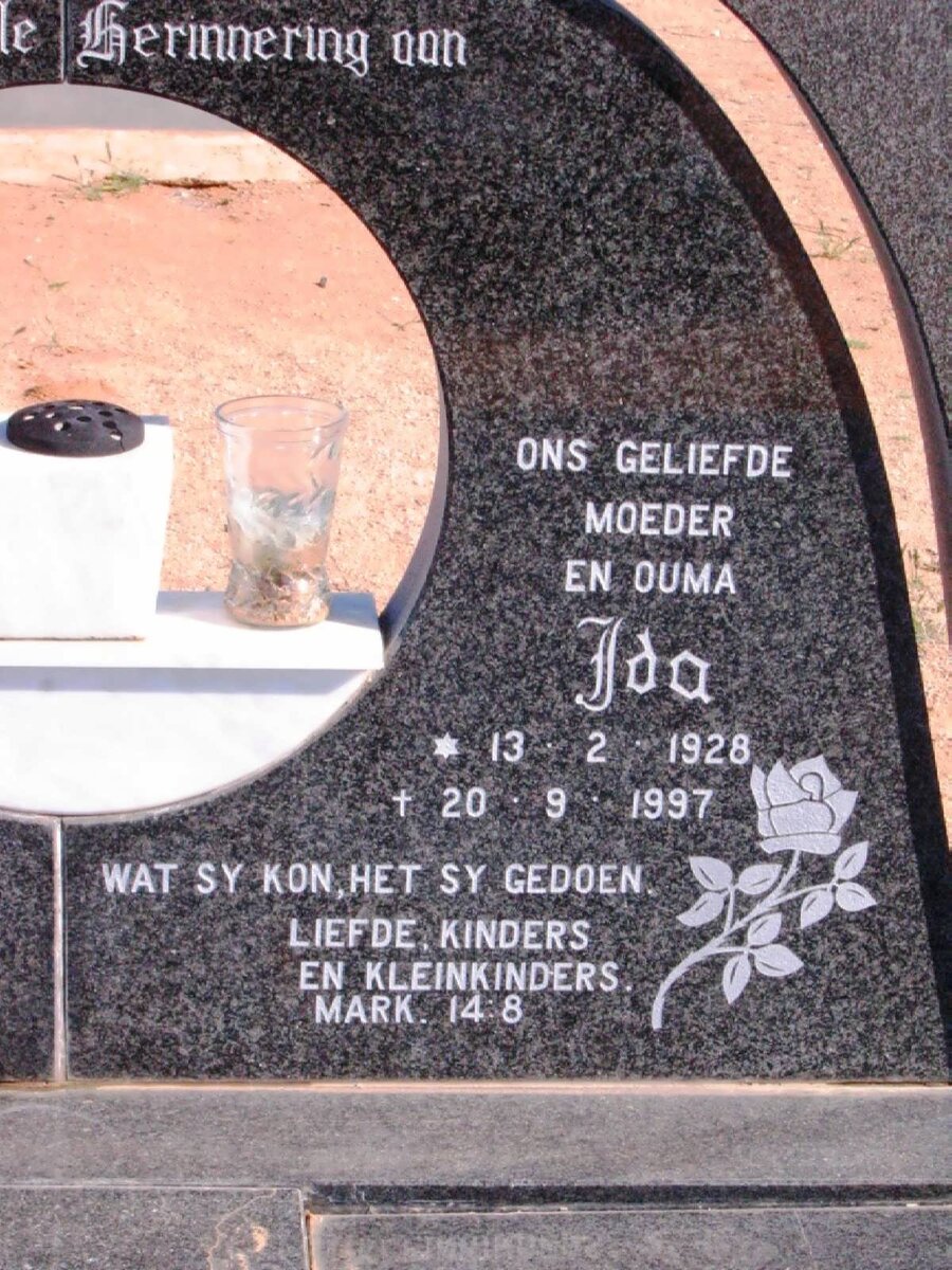 BURGER Ida 1928-1997