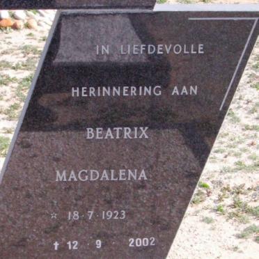 MOSTERT Jacobus Petrus Johannes 1927-1989 &amp; Beatrix Magdalena 1923-2002