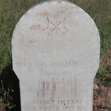 EHLERS Jacoba Jacomina nee VAN NIEKERK 1871-1904