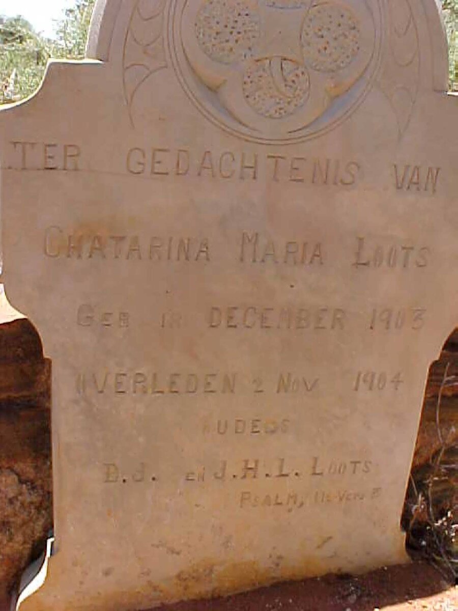 LOOTS Chatarina Maria 1903-1904