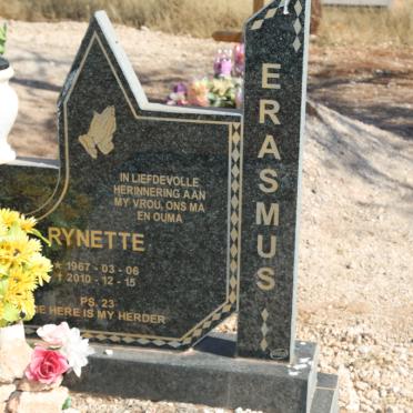 ERASMUS Rynette 1967-2010