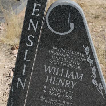 ENSLIN William Henry 1971-1998