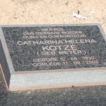 KOTZÉ Catharina Helena nee MEYER 1936-2004