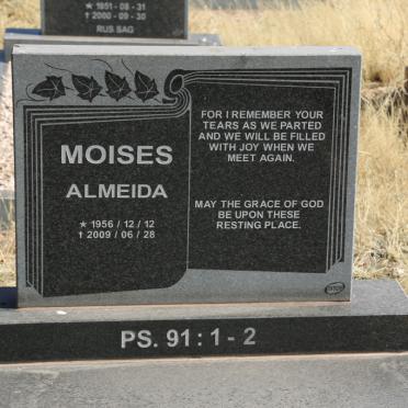 MOISES Almeida 1956-2009