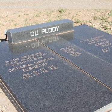 PLOOY Cornelius Willem, du 1943- &amp; Catharina Christina Elisabetha 1946-2002