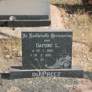 PREEZ Daphne L., du 1955-1993