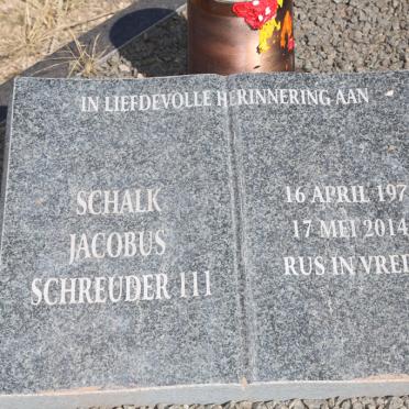 SCHREUDER Schalk Jacobus 1972-2014