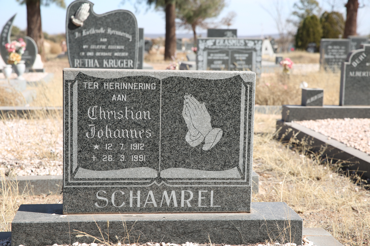 SCHAMREL Christian Johannes 1912-1991