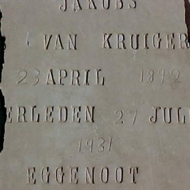 JACOBS Catharina Levina neé KRUIGER 1892-1931