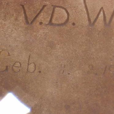 WESTHUIZEN Cornelia Elizabeth, v.d. 1912-1924