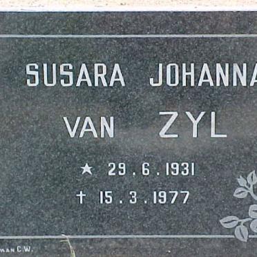 ZYL Susara Johanna, van 1931-1977