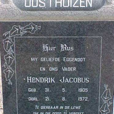 OOSTHUIZEN Hendrik Jacobus 1905-1972