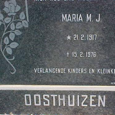 OOSTHUIZEN Maria M.J. 1917-1976