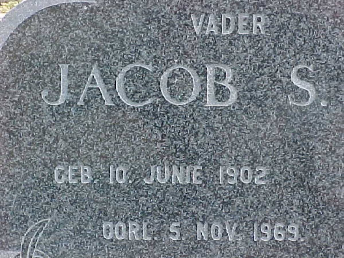VERMEULEN Jacob S. 1902-1969