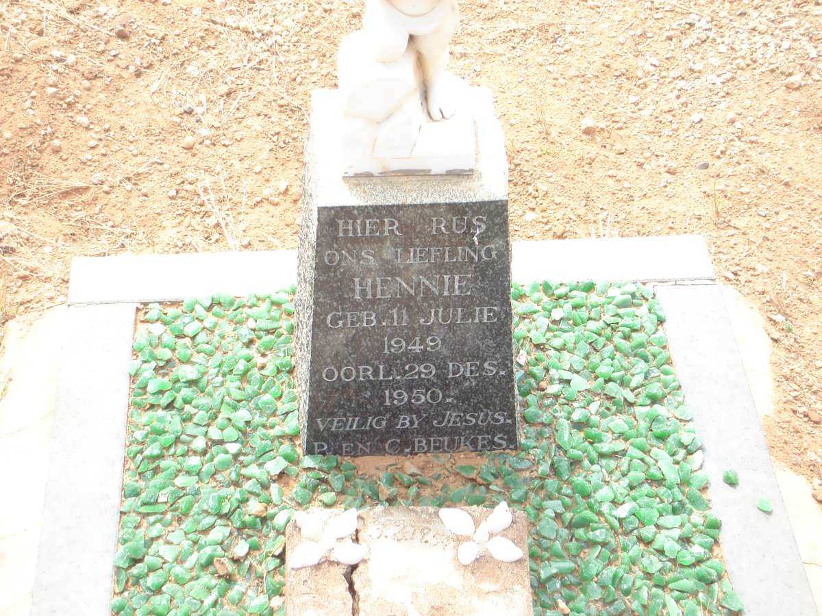 BEUKES Hennie 1949-1950