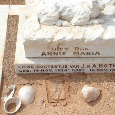 BOTHA Annie Maria 1926-1927
