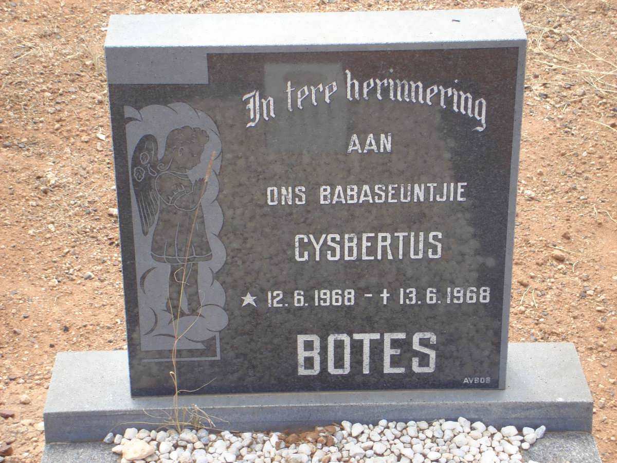 BOTES Gysbertus 1968-1968