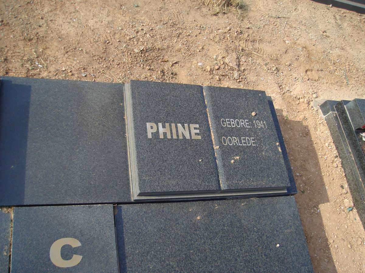 COETZEE Phine 1941-