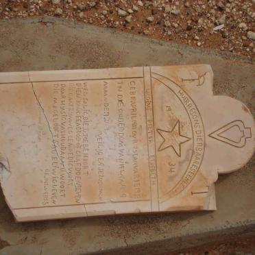 ETSEBETH Jacobus Pieter 1913-1933