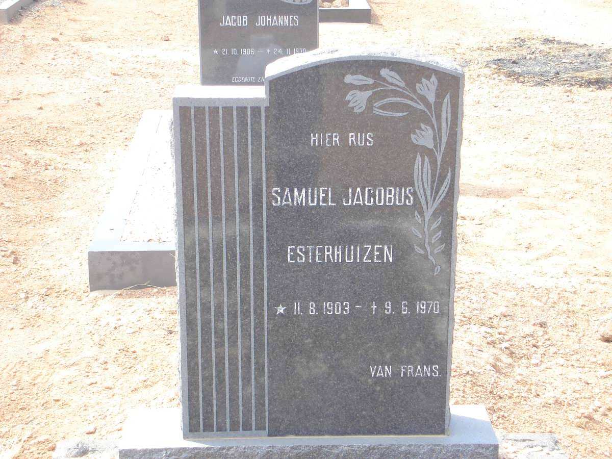 ESTERHUIZEN Samuel Jacobus 1903-1970