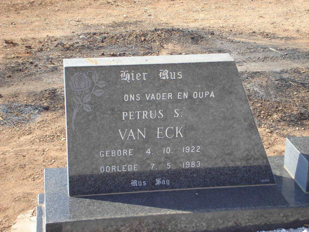 ECK Petrus S., van 1922-1983