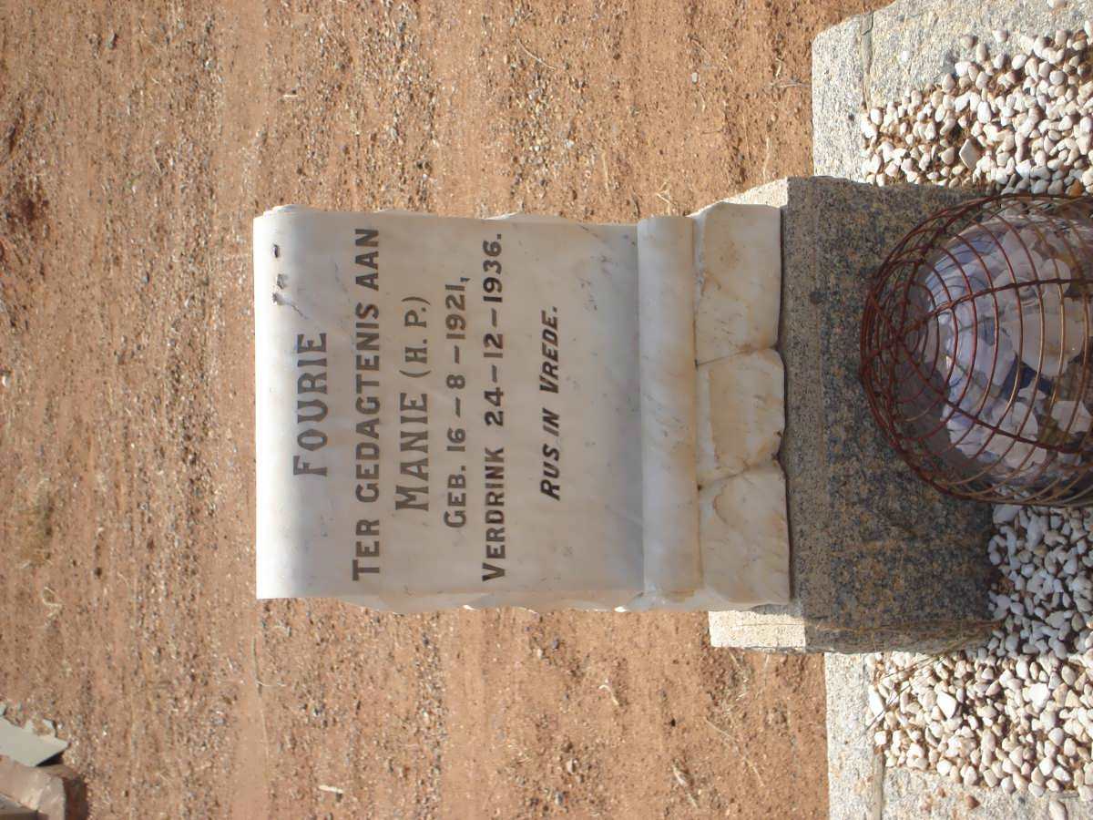 FOURIE H.P. 1921-1936