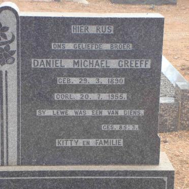 GREEFF Daniel Michael 1890-1955